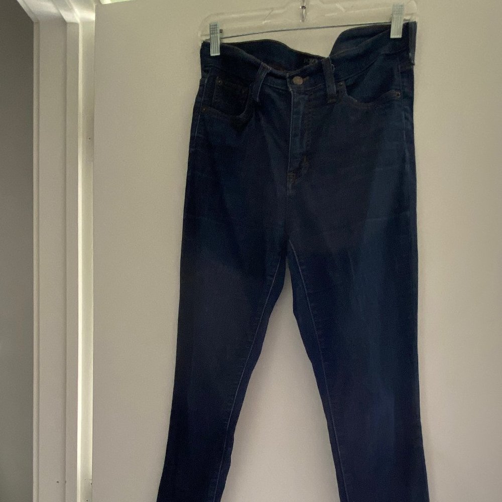 J.Crew High Rise Skinny Jean - Dark Denim